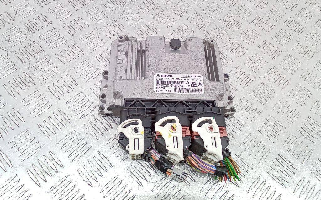 блок управления двигателем Citroen C4 2 поколение 2011, 9677031180 - фото №1