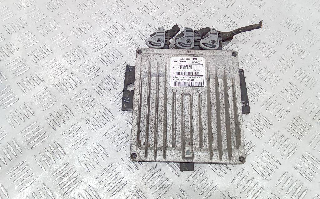 блок управления двигателем Renault Clio 3 поколение 2006, 1.5 л., дизель, МКПП, 8200399038 - фото №1