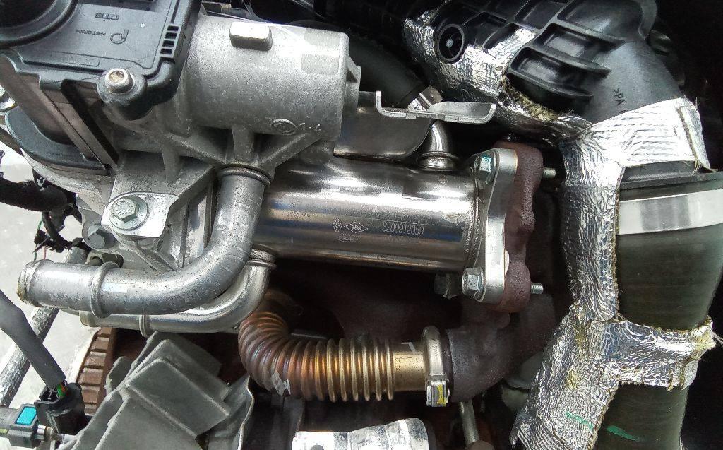 охладитель EGR / Радиатор EGR Renault Clio 4 поколение 2012, 1.5 л., дизель, МКПП, 8200912059 - фото №1
