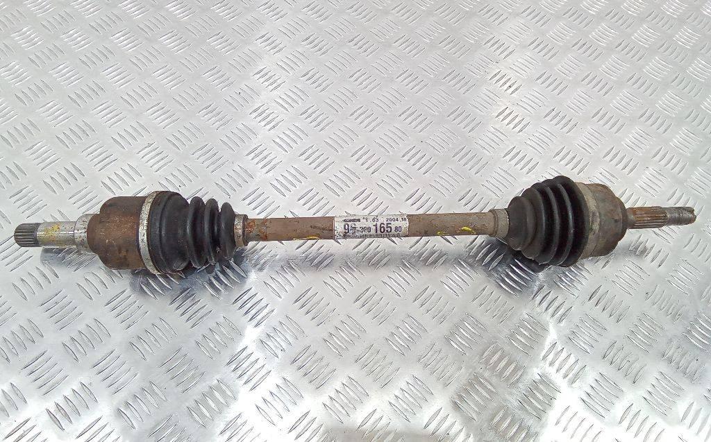 полуось передняя левая (приводной вал, ШРУС) Citroen C3 1 поколение 2004, 9650624180 - фото №1