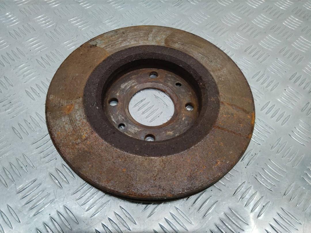 диск тормозной передний Citroen C4 2 поколение 2011, 1.6 л., дизель - фото №1