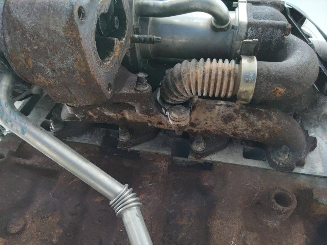 коллектор выпускной Renault Kangoo 2 поколение 2007, 1.5 л., дизель - фото №1