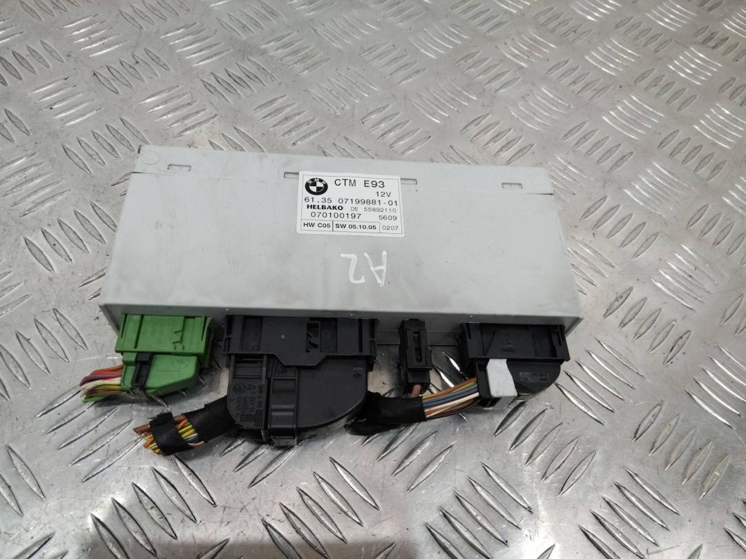 блок управления крышей / люком BMW 3 серия E90/E91/E92/E93 2007, 3.0 л., кабриолет, 61350719988101 - фото №1