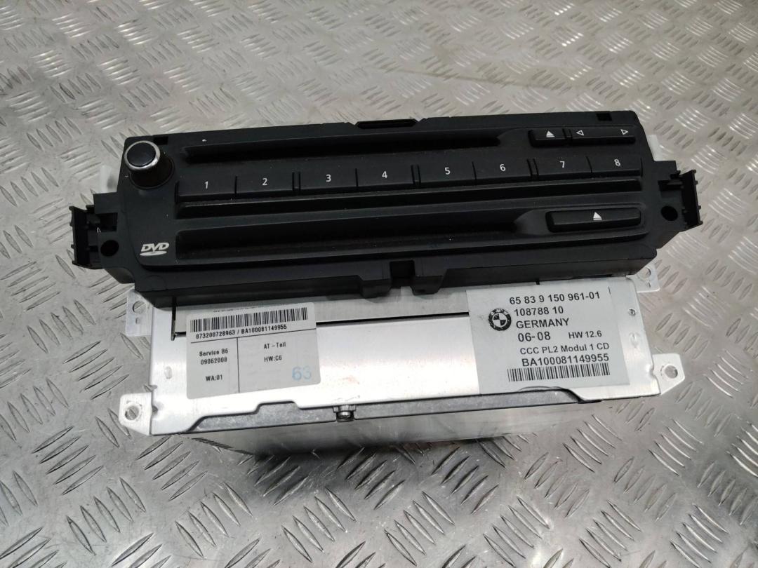магнитола BMW 3 серия E90/E91/E92/E93 2007, 3.0 л., кабриолет, 6583915096101 - фото №1