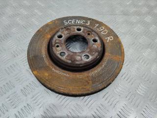 диск тормозной передний Renault Scenic 3 поколение 2011, 1.9 л., дизель