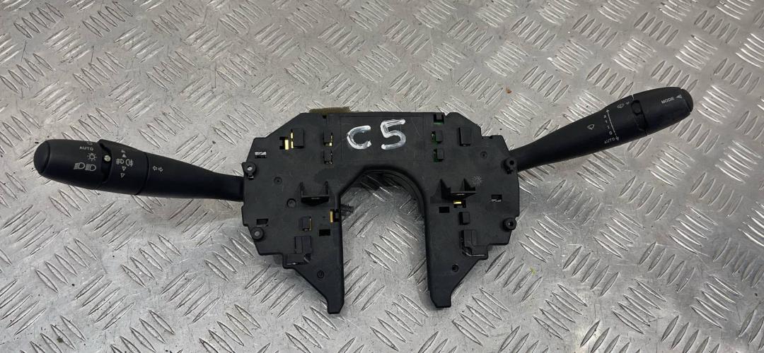 переключатель подрулевой (стрекоза) Citroen C5 2 поколение 2008, 96655323XT - фото №1