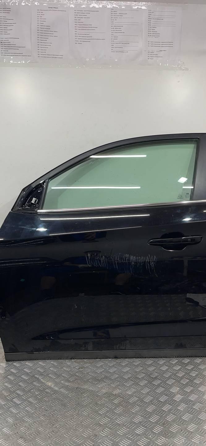 стеклоподъемник электрический передний левый Hyundai Tucson 1 поколение (2004 - 2010) - фото №1