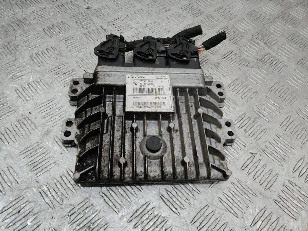 блок управления двигателем Renault Clio 4 поколение 2012, 1.5 л., дизель, МКПП, 237101989R - фото №1