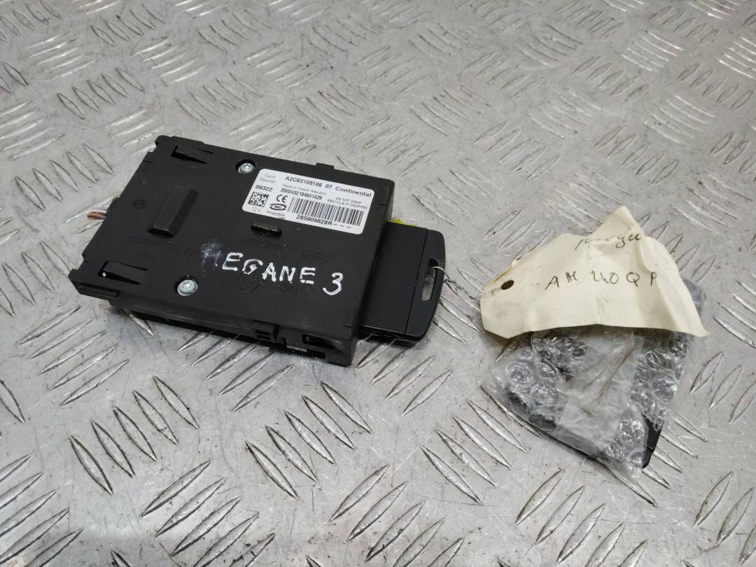 замок зажигания Renault Megane 3 поколение 2009, 285909828R, A2C53185186, CONTINENTAL - фото №1