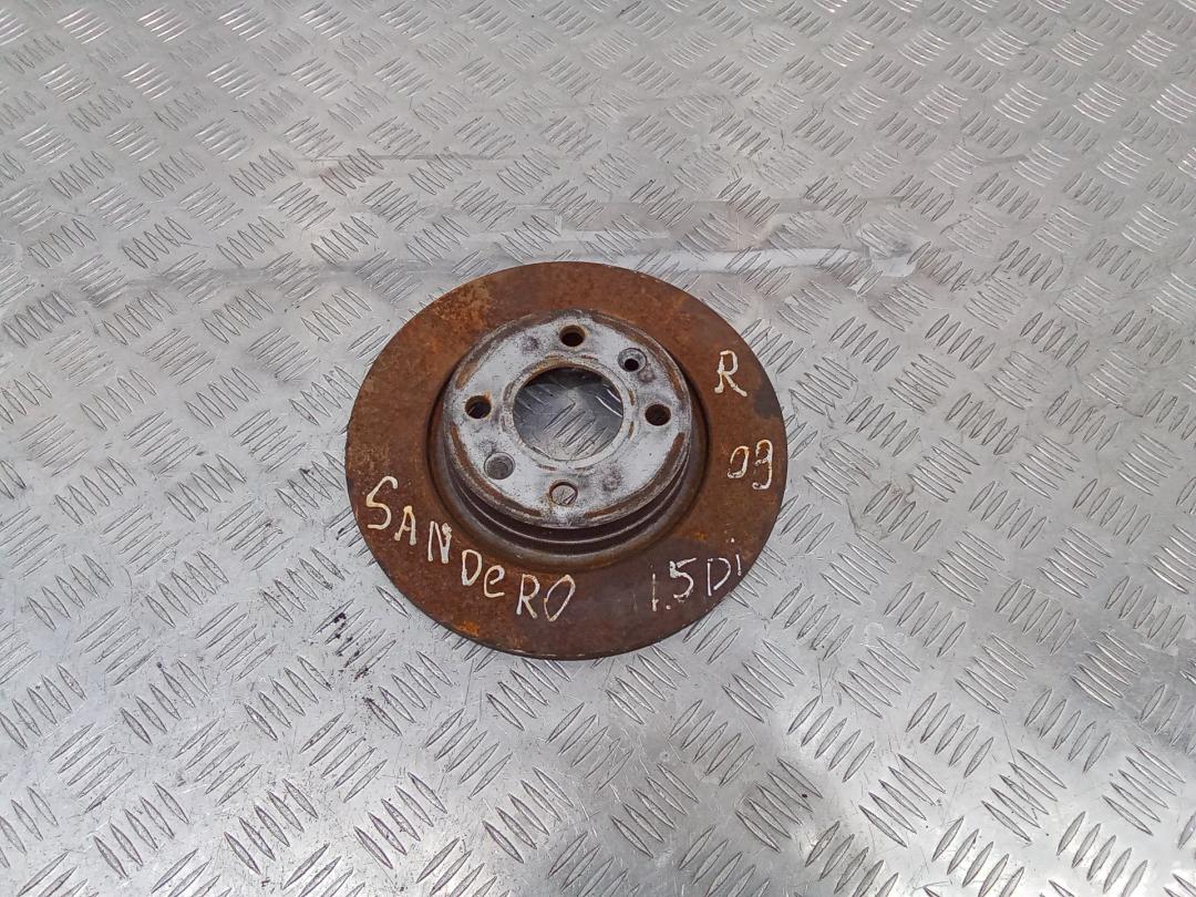 диск тормозной передний Renault Sandero 1 поколение 2009 - фото №1