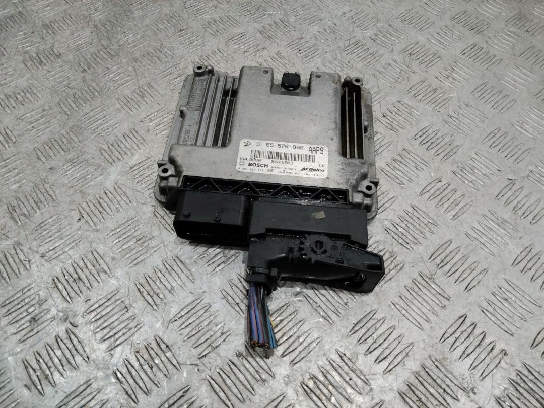 блок управления двигателем Opel Insignia 1 поколение (A) 2010, 2.0 л., дизель, МКПП, 55576906 - фото №1