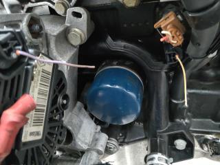 теплообменник масляного фильтра Renault Scenic 2 поколение [рестайлинг] 2007, 1.6 л., K4M 9 766, бензин, МКПП