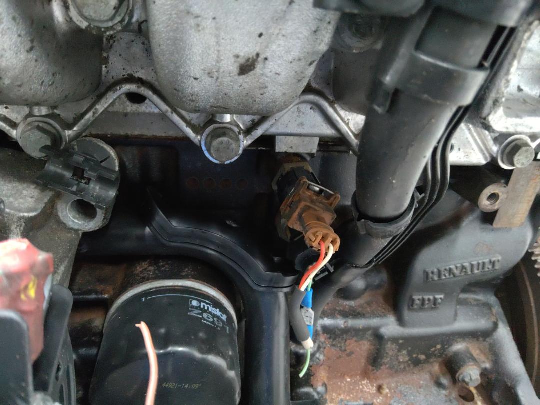 датчик детонации Renault Modus 1 поколение 2006, 1.6 л., K4M 790, бензин - фото №1