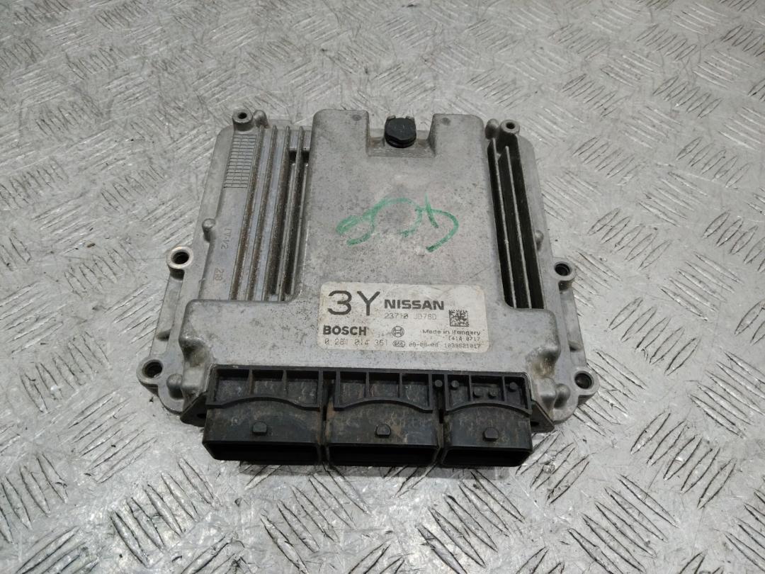блок управления двигателем Nissan Qashqai 1 поколение 2008, 23710JD78D - фото №1