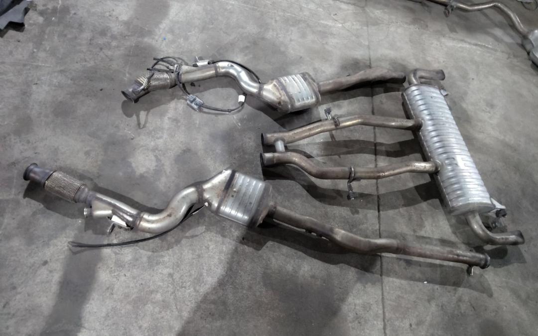 глушитель Mercedes-Benz GLC Coupe C253 2018, A2534901401 - фото №1