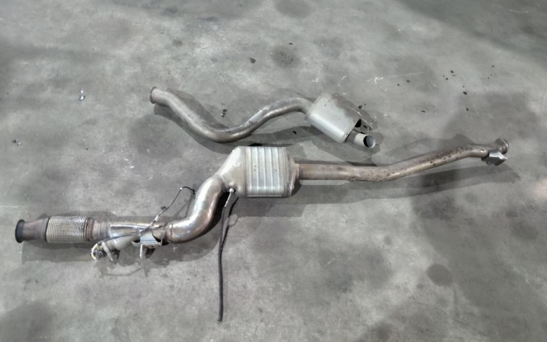 глушитель Mercedes-Benz C-Класс W205/S205/C205 2017, купе, A2054907121, A2054911701 - фото №1