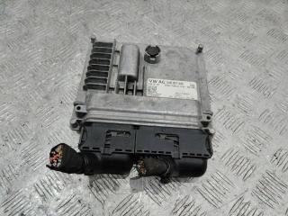 блок управления двигателем Volkswagen Polo 5 поколение [рестайлинг] 2015, 1.4 л., CUSB, дизель, 04B907445