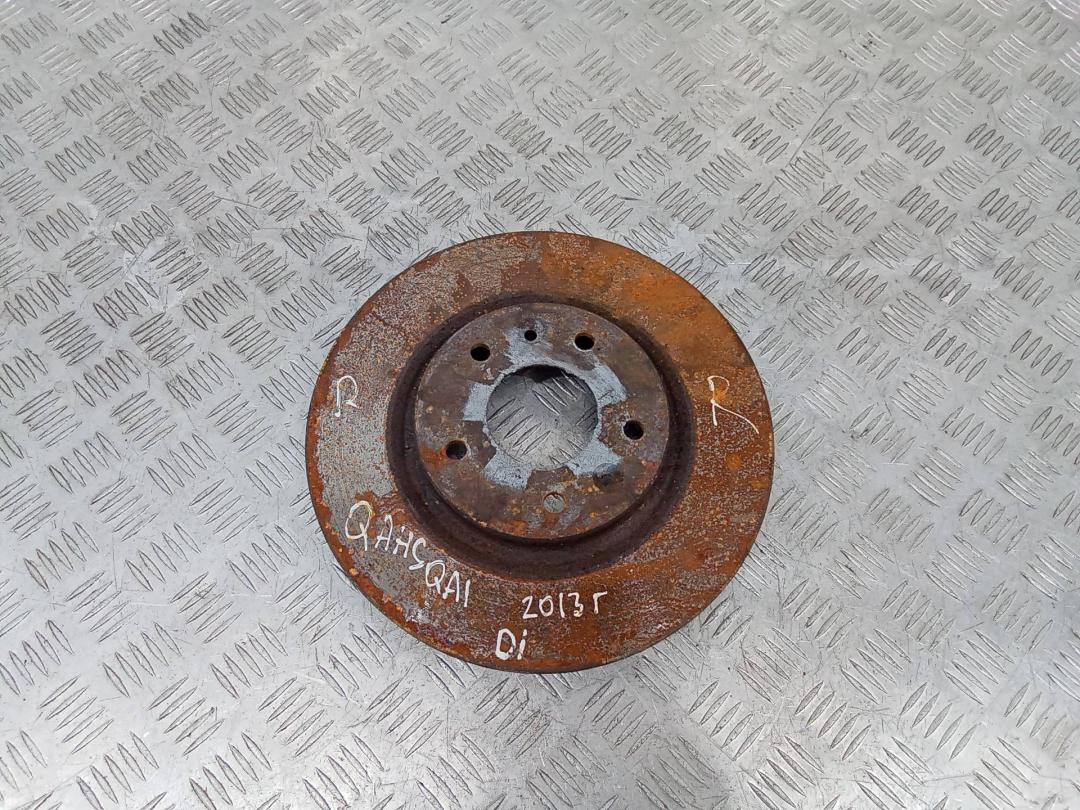 диск тормозной передний Nissan Qashqai 2 поколение 2013, 1.5 л., дизель - фото №1