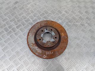 диск тормозной передний Nissan Qashqai 2 поколение 2013, 1.5 л., дизель