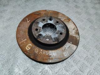 диск тормозной передний Nissan Qashqai 2 поколение 2013, 1.5 л., дизель
