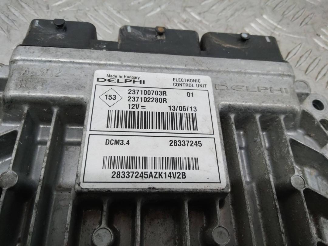 блок управления двигателем Dacia Logan 2 поколение 2013, 1.5 л., дизель, МКПП, 237100703R - фото №1