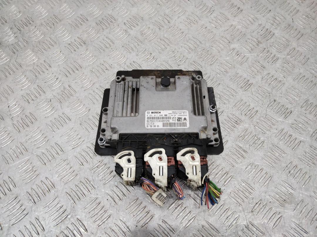 блок управления двигателем Citroen Berlingo 2 поколение (B9) 2011, 1.6 л., дизель, 9666729580 - фото №1