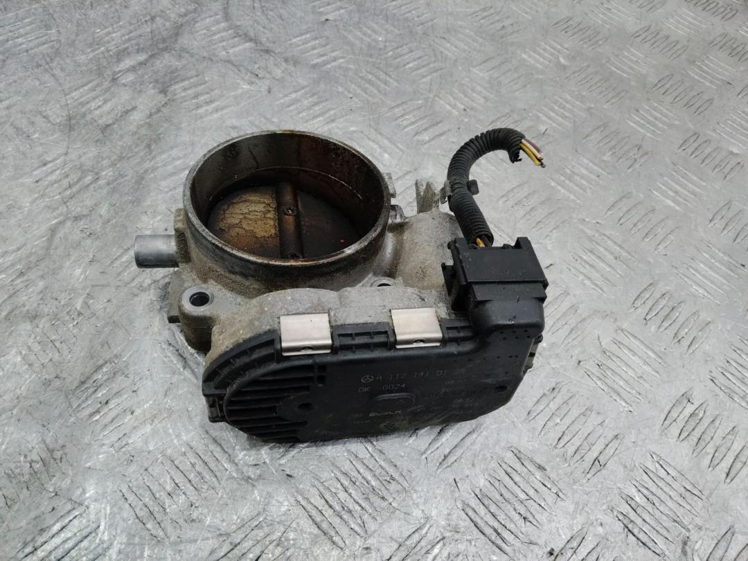 заслонка дроссельная Mercedes-Benz E-Класс W211/S211 2003, 2.6 л., M 112.917, бензин, A1121410125 - фото №1
