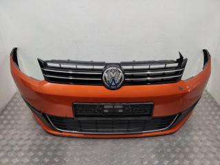 бампер передний Volkswagen Touran 1 поколение [2-й рестайлинг] 2014, 1T0807221M