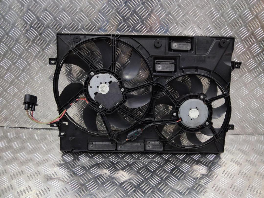 вентилятор радиатора Volkswagen Passat B8 2016, 5Q0959455AM, 3Q0121205 - фото №1