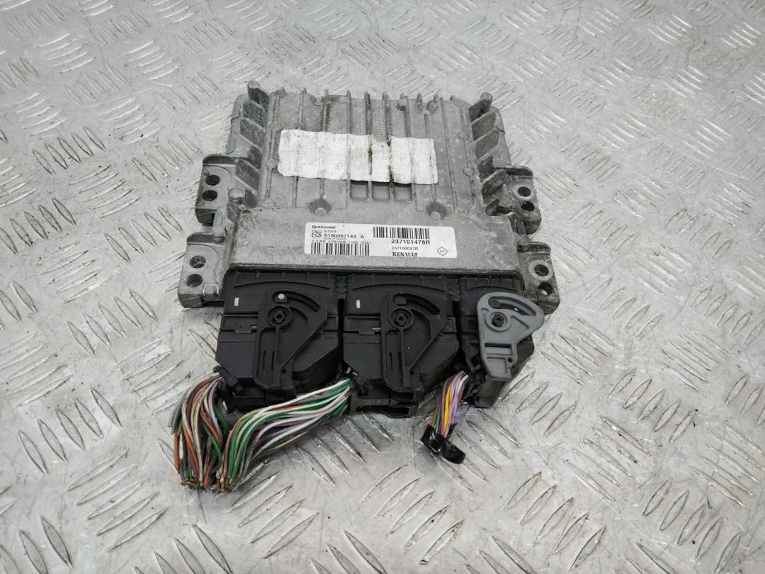 блок управления двигателем Renault Megane 3 поколение 2010, 1.5 л., K9K J 836, дизель, МКПП, 237101478R - фото №1