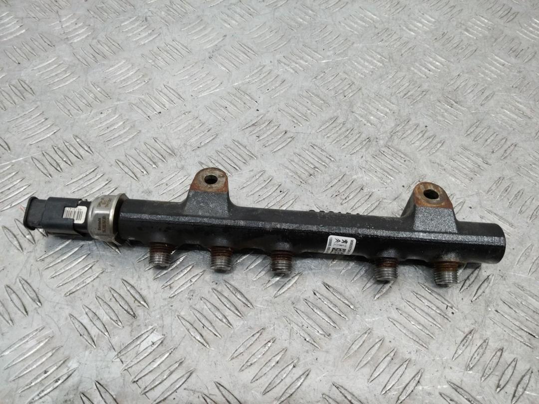 топливная рампа Peugeot 208 1 поколение 2012, 1.4 л., 8HR (DV4C), дизель, 9685297580 - фото №1