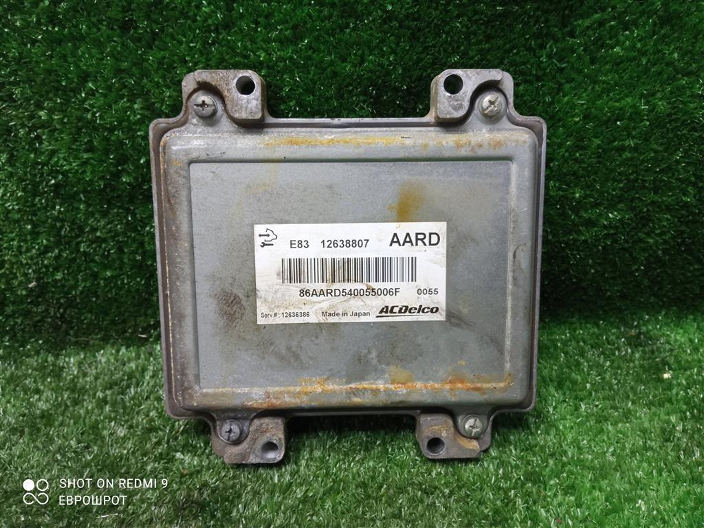 блок управления двигателем Opel Astra J рестайлинг (2012—2018) 2014, 1.6i A16XER, 12638807 - фото №1