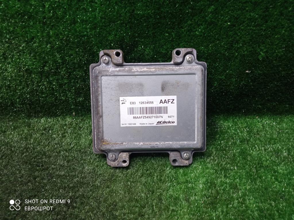 блок управления двигателем Opel Astra J рестайлинг (2012—2018) 2014, 1.4i A14XER, 12634556 - фото №1
