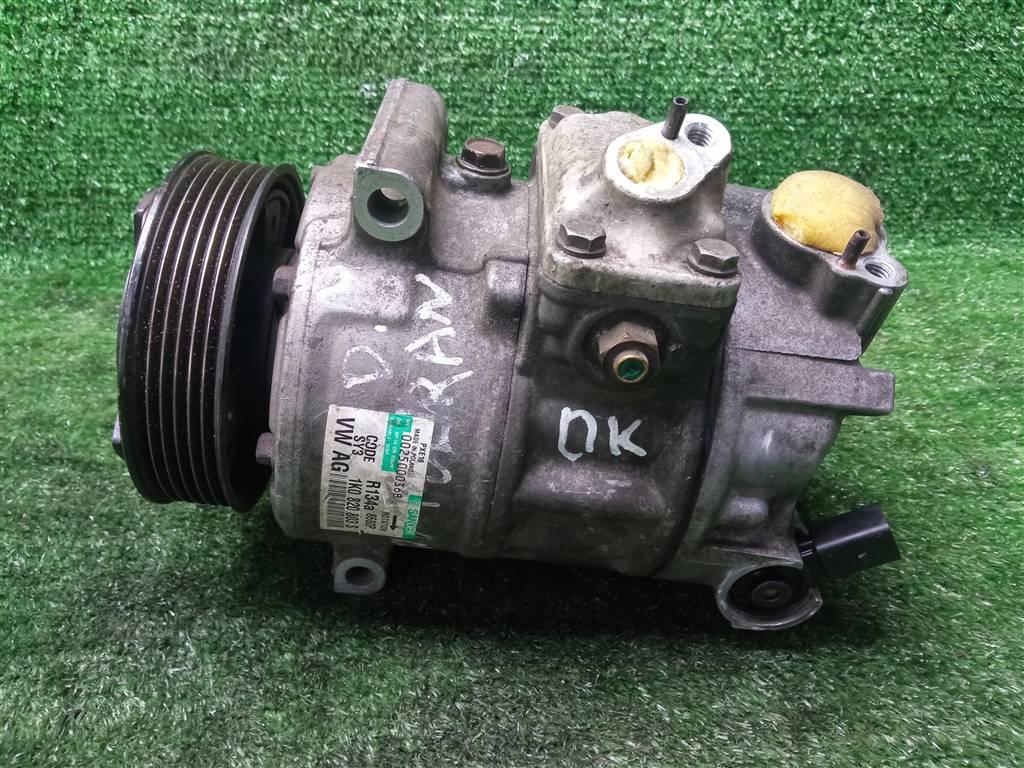 компрессор кондиционера Volkswagen Tiguan I (2007—2011) 2009, 2.0TD CBAB, 1K0820803S - фото №1
