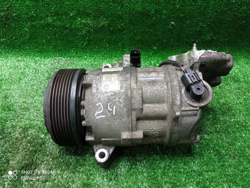компрессор кондиционера BMW 3 серия E90/E91/E92/E93 (2005—2010) 2008, 2.0i N46B20, 6452918279402 - фото №1