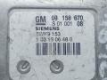 блок управления двигателем Opel Zafira A рестайлинг (2003—2006) 2004, 1.8i Z18XE, 09158670 - фото №6