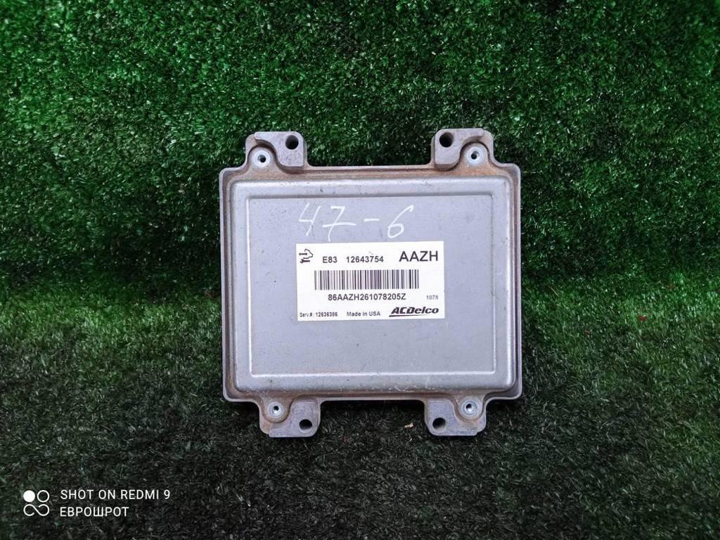 блок управления двигателем Opel Meriva B (2010—2014) 2012, 1.4T A14NEL, 12643754 - фото №1