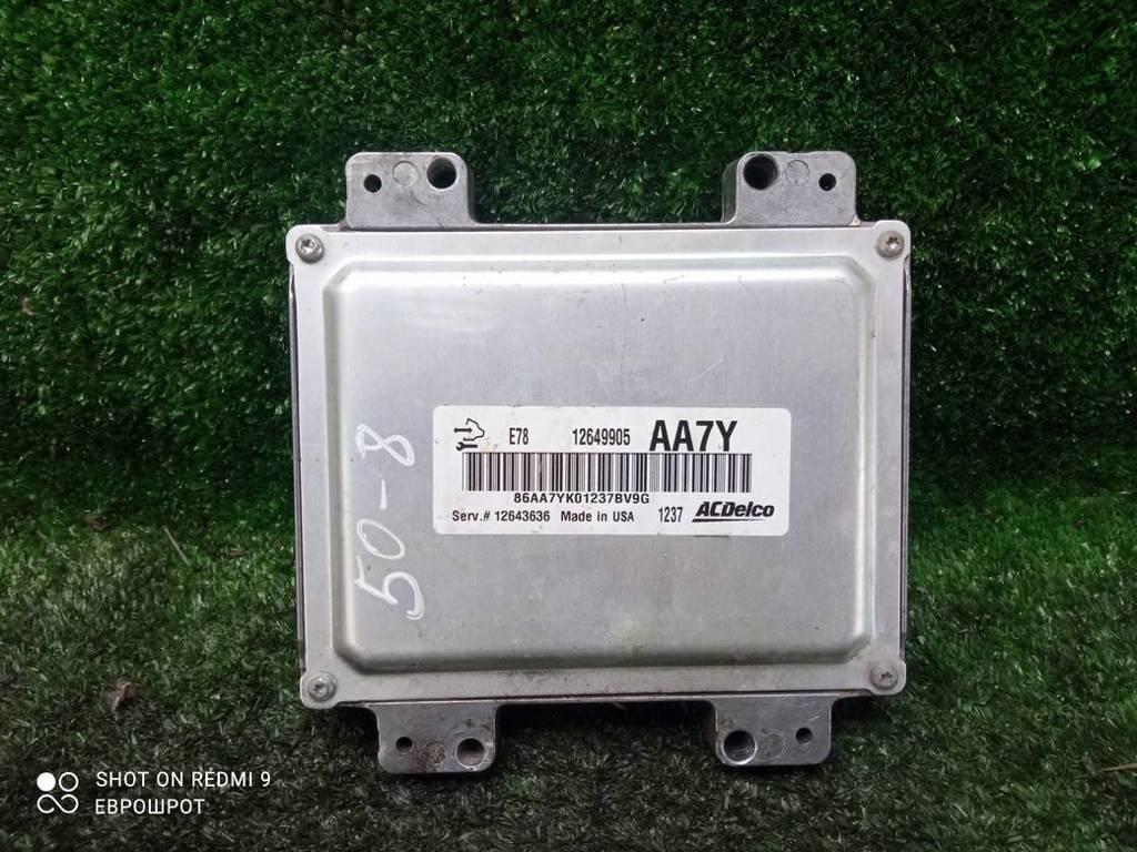 блок управления двигателем Opel Astra J рестайлинг (2012—2018) 2014, 1.4T A14NET, 12649905 - фото №1