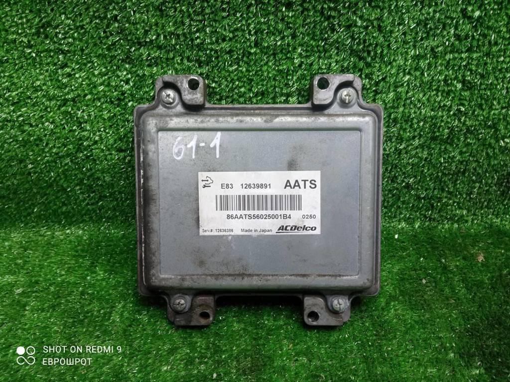 блок управления двигателем Opel Astra J рестайлинг (2012—2018) 2014, 1.6i A16XER, 12639891 - фото №1