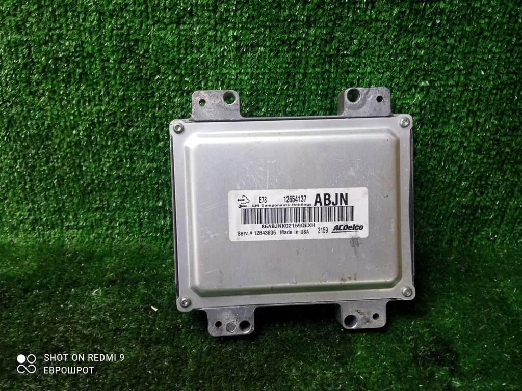 блок управления двигателем Opel Astra J рестайлинг (2012—2018) 2014, 1.4T A14NET, 12643636 - фото №1