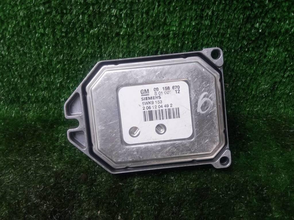 блок управления двигателем Opel Astra G (1998—2009) 2003, 1.8i Z18XE, 09158670 - фото №1