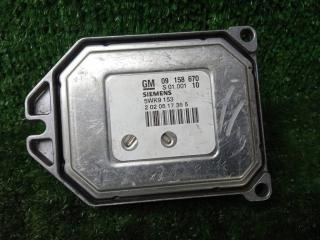 блок управления двигателем Opel Zafira A рестайлинг (2003—2006) 2004, 1.8i Z18XE, 09158670