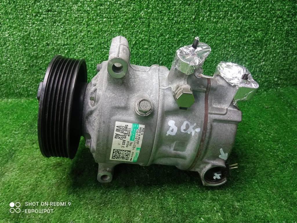 компрессор кондиционера Volkswagen Caddy III (2004—2010) 2008, 1.2TSI CBZ, 5N0820803C - фото №1