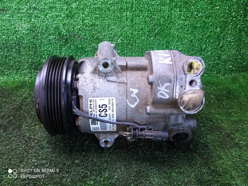 компрессор кондиционера Opel Astra J (2009—2012) 2010, 1.4T A14NET, 13335256 - фото №1