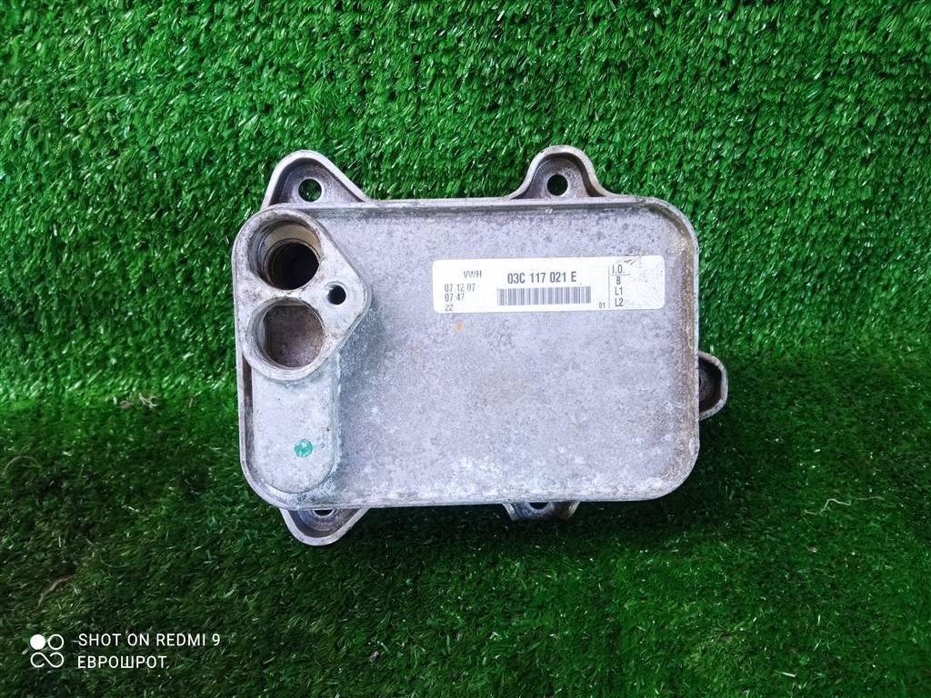 радиатор масляный Volkswagen Golf Mk6 (2008—2012) 2009, 1.4TSI BMY, 03C117021E - фото №1