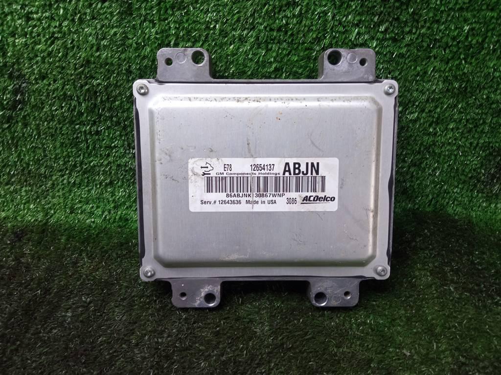 блок управления двигателем Opel Astra J рестайлинг (2012—2018) 2014, 1.4T A14NET, 12654137 - фото №1