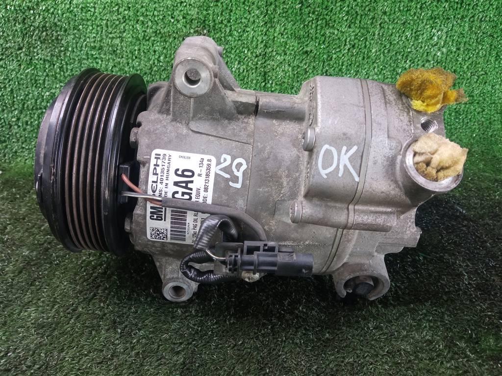 компрессор кондиционера Opel Astra J (2009—2012) 2010, 1.6T A16LET, 13412251 - фото №1