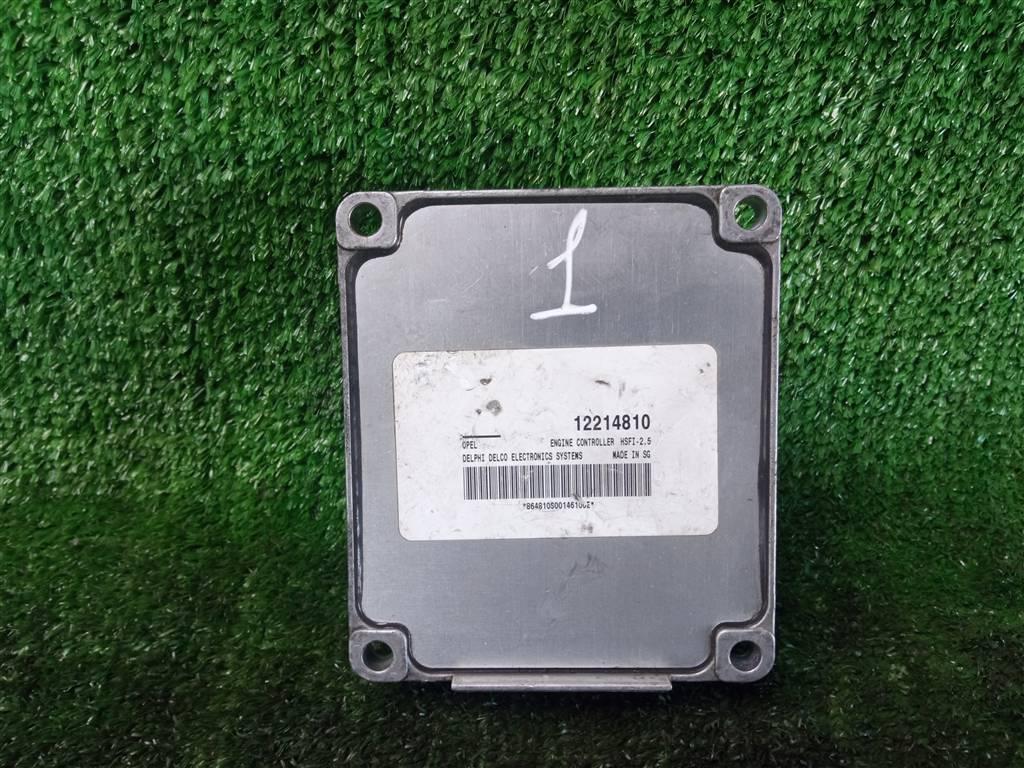 блок управления двигателем Opel Astra G (1998—2009) 2003, 1.6i Z16XE, 12214810 - фото №1