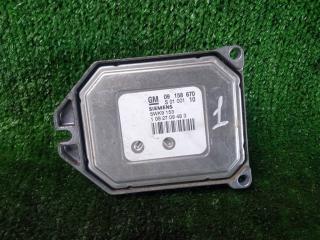 блок управления двигателем Opel Zafira A рестайлинг (2003—2006) 2004, 1.8i Z18XE, 09158670