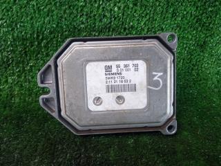 блок управления двигателем Opel Zafira A рестайлинг (2003—2006) 2004, 1.8i Z18XE, 55351702